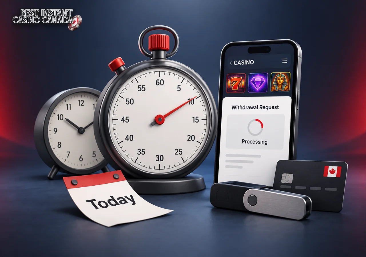 Instant casino withdrawals versus hourly and same day payouts